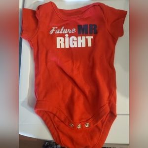 Mr Right onesie